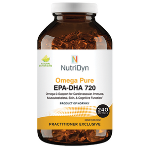 Omega Pure EPA-DHA 720 - Ultra-Concentrated And Purified Fish Oil Supplement