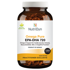 Omega Pure EPA-DHA 720 - Ultra-Concentrated And Purified Fish Oil Supplement